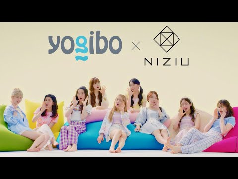 NiziU、魔法のソファに可愛い部屋着でゆるんでいく！貴重な”オンとオフ”の顔／Yogibo CM+メイキング