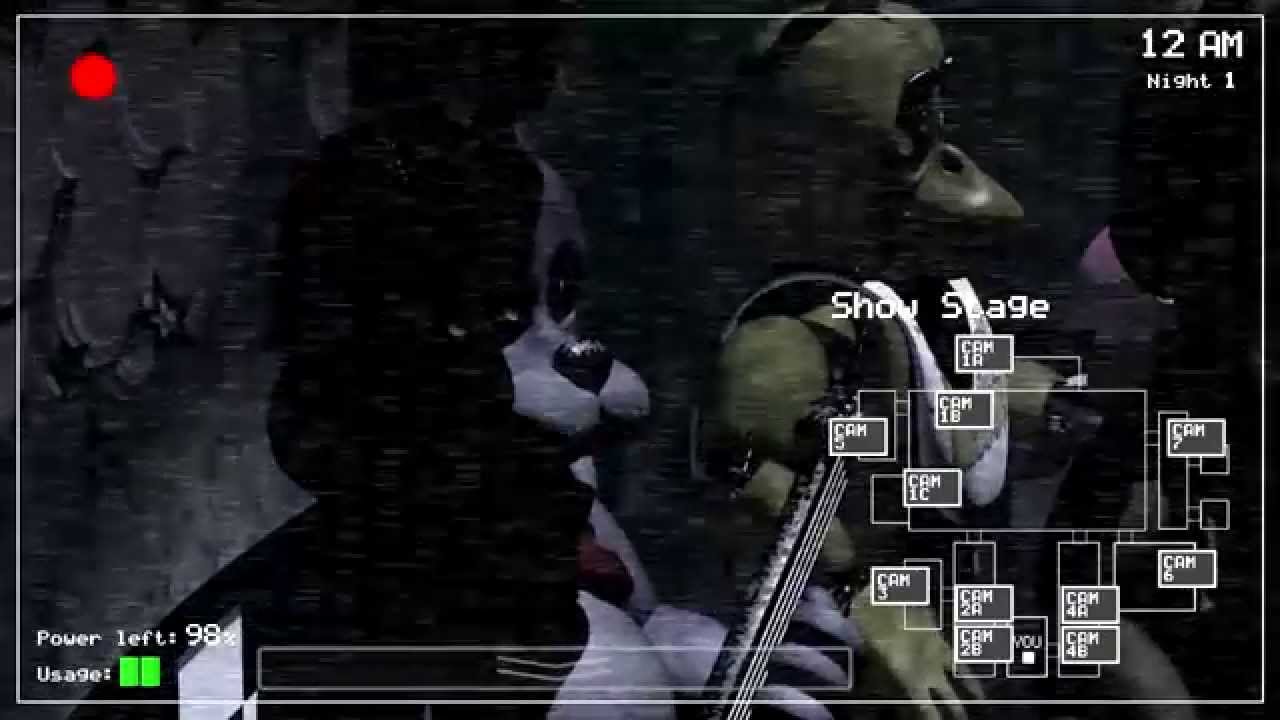 fnaf 1 camera map