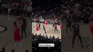 Italian Star Danilo Gallinari Is Still A Bucket Makes Hard Jumpers Against The Nets Back In Nyc