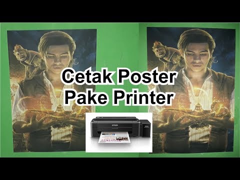 Video: Cara Mencetak Poster Pada Pencetak