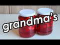 Lithuanian strawberry kompot  english subtitles