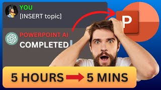 Powerpoint Presentations in MINUTES w/ChatGPT