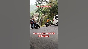 Di buat Panik di Tanjakan #shorts #short #fyp #pov #jurangampel #ngopiwengjurang #sitinjaulauik