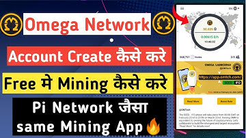 How to create Omega network account | omega network mining | omega network