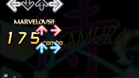 SUPER SAMURAI [DDR X/StepMania/TRANS/Single-DIFFICULT] 99.586%