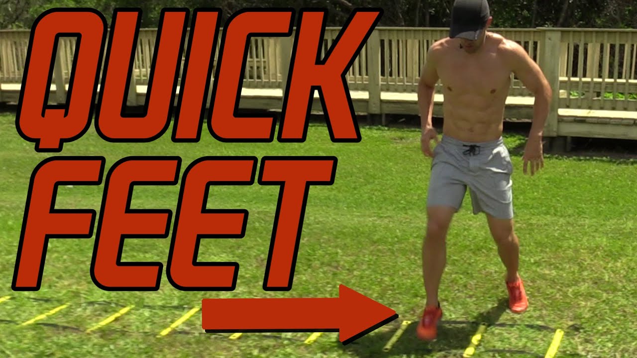 Agility Ladder Drills for Football - Quick Feet, Increase Speed - YouTube