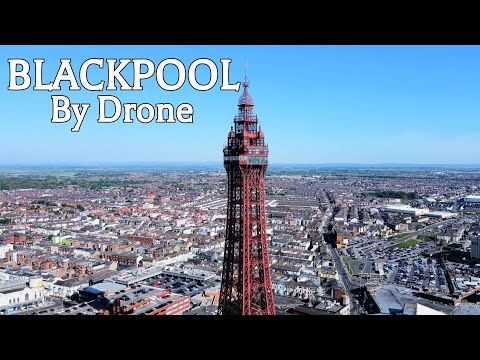 🇬🇧 BLACKPOOL Drone Footage | 4K HDR | England, UK