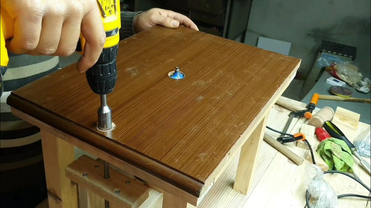 طاولة راوتر (فريزة) طريقة سهلة وعملية جداً.How To Make Router BenchtopTable DIY #life_hacks