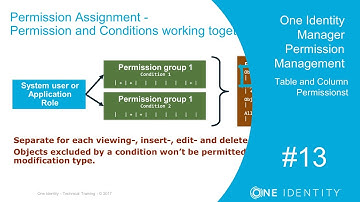 One Identity Manager | Permission Management #13 | Table and Column Permissions