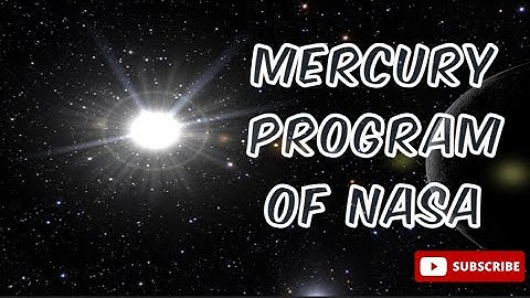 Mercury Program by NASA