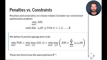 Cornell CS 5787: Applied Machine Learning. Lecture 10. Part 1: Lagrange Duality