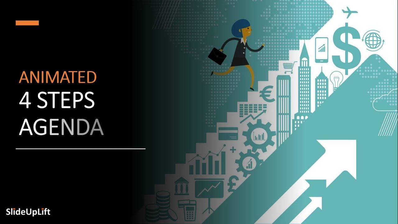 Animated Meeting Agenda Template | PowerPoint Agenda | Animated Slide ...