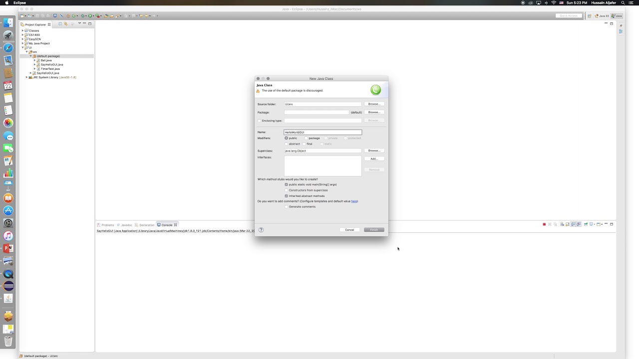 Java: GUI - Frames, Panels, Labels and Buttons - YouTube