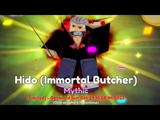 Hido (Immortal Butcher) (Hidan), Anime Adventures Wiki