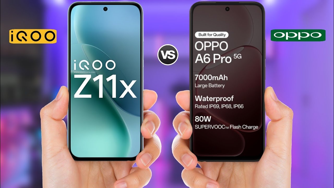 iQOO Z11X 5G vs OPPO A6 Pro 5G || Full Comparison - YouTube