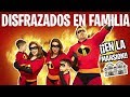 Nos DISFRAZAMOS EN FAMILIA en LA MANSION YOUTUBER de "Los increíbles"