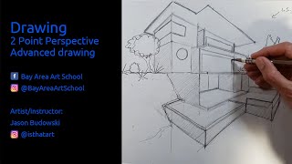 2 Point Perspective Drawing Demo