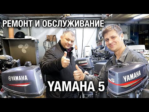 Моторы Сергея Митягина на обслуживании. Обзор YAMAHA 5 и сравнение моторов