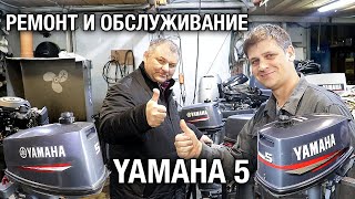 Моторы Сергея Митягина на обслуживании. Обзор YAMAHA 5 и сравнение моторов
