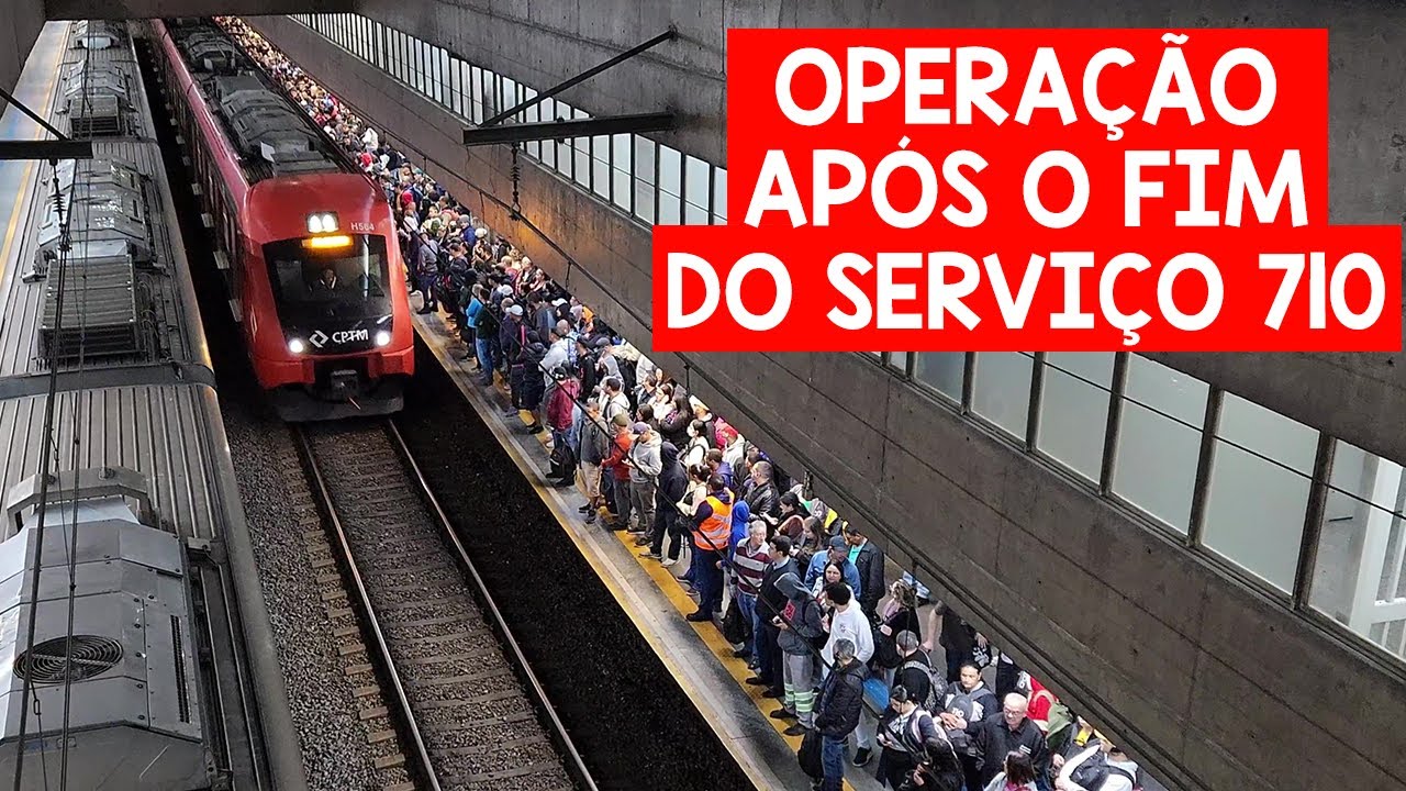 OPERAÇÃO DAS LINHAS 7-RUBI E 10-TURQUESA APÓS O FIM DO SERVIÇO 710