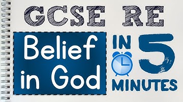 GCSE RS Unit 3.1 - Belief in God in 5 Minutes | by MrMcMillanREvis
