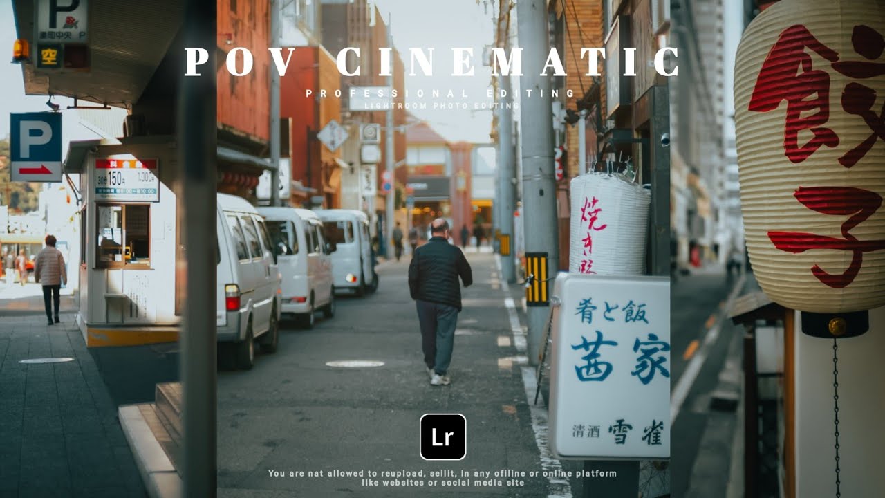 POV CINEMATIC Presets - Lightroom Mobile Preset Free DNG | POV Street Photography Presets Viral 