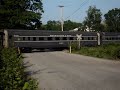 Maine Eastern Railroad FL9 #489 leaving Brunswick Maine