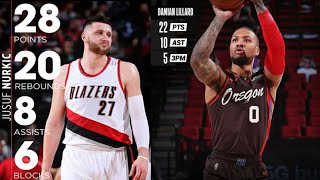 Playoffs 2020-2021\/First Round\/Dynamic Duos\/Damian Lillard\/Jusuf Nurkic\/Portland Trail Blazers