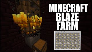 Minecraft BLAZE farm EASY to make 1.16