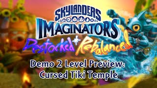 Skylanders Imaginators: Destocked + Rebalanced - Cursed Tiki Temple Preview (Footage by CaydeHD)