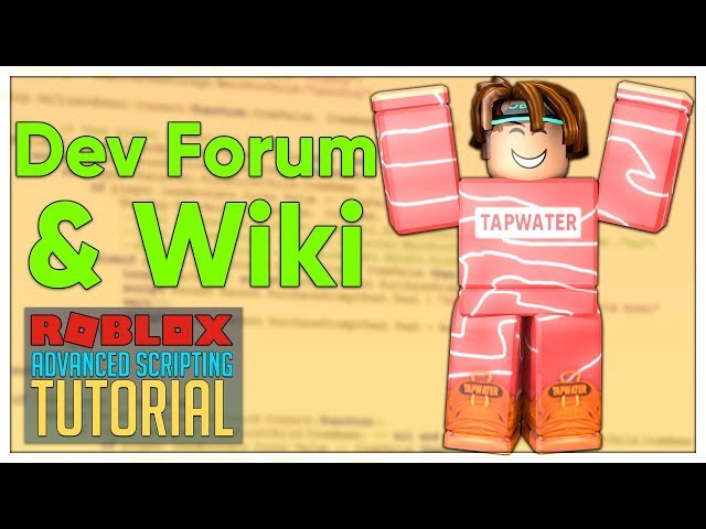 Advanced Roblox Scripting Tutorial 5 5 Roblox Dev Forum Wiki Beginner To Pro 2019 Youtube - wiki roblox 2019 events