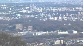 高尾山山頂からの眺め View from Mt. Takao Tokyo