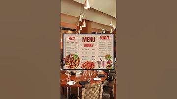 Digital Cuisine Menu Templates -#4