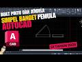 Tutorial AutoCAD Pemula – Cara Membuat Pintu dan Jendela 2D dengan Mudah #tutorialautocad #Aautocad