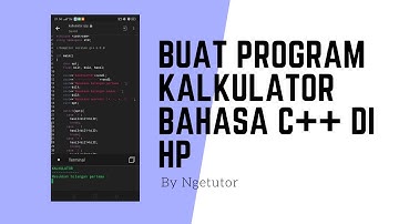 BELAJAR C++ [01] | MEMBUAT PROGRAM KALKULATOR | SWITCH CASE (BAHASA INDONESIA)