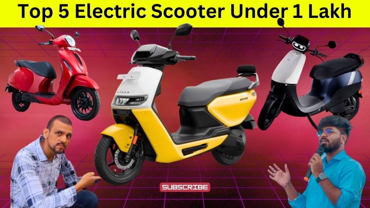 Top 5 Electric Scooters Under 1 Lakh in India | Best Electric Scooters ...