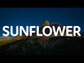 Post Malone - Sunflower (Lyrics)