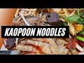 How to make kaopoon noodle soup