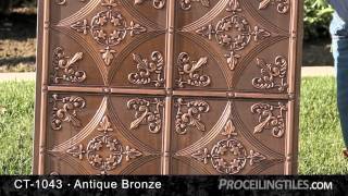 Cathedral Bronze Ceiling Tile