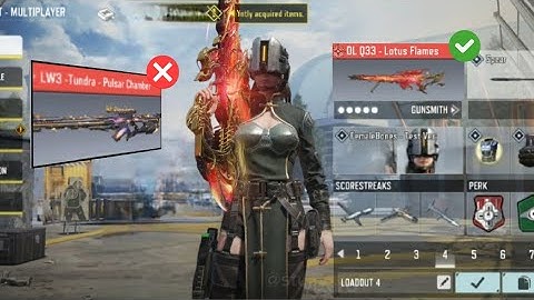 Mythic LW3 Tundra vs Mythic DLQ33 in CODM + Early access to the upcoming new skin in COD Mobile