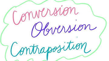 Conversion, Obversion, Contraposition