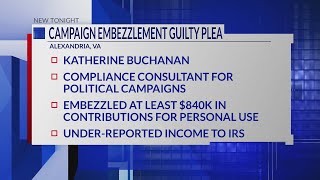 Alexandria woman embezzled more than $840,000 while working as campaign treasurer, authorities say