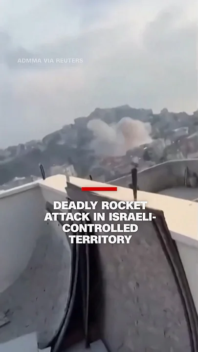 Deadly rocket attack in Israeli-controlled territory #cnn #news