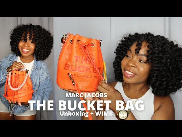 MARC JACOBS 'THE LEATHER BUCKET BAG' DRAGON FIRE UNBOXING + WHAT