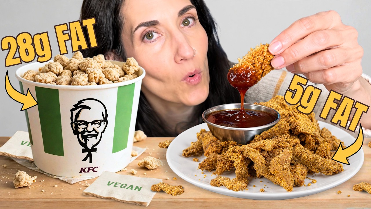 Vegan Popcorn Chick’n! 🍗 15g Protein, ONLY 181 Calories!