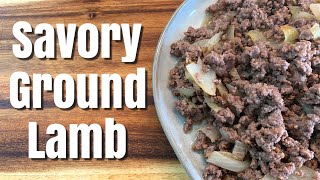 How to Cook Ground Lamb | Super Easy Beginner Recipe