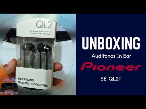 Unboxing Audifonos In Ear Pioneer SE-QL2T