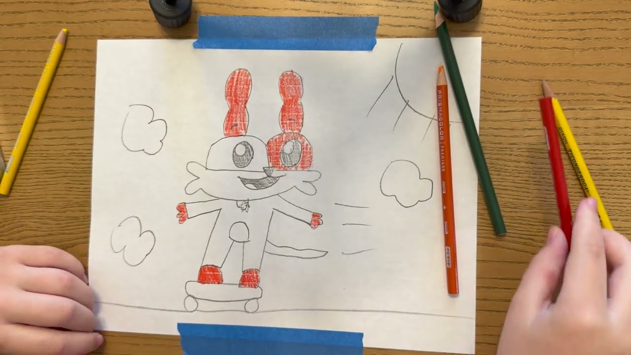 Me and Starbunny :  DogDay Poppy Playtime Drawing Tutorial