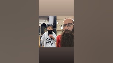 #shorts A beard trim gone wrong or was that the look he wanted?