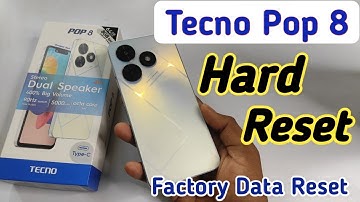 Tecno pop 8 Hard Reset | How To Factory Data Reset Tecno pop 8